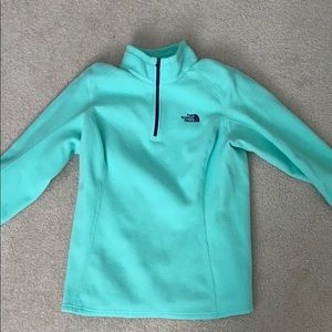 Northface mircofleece quarter zip